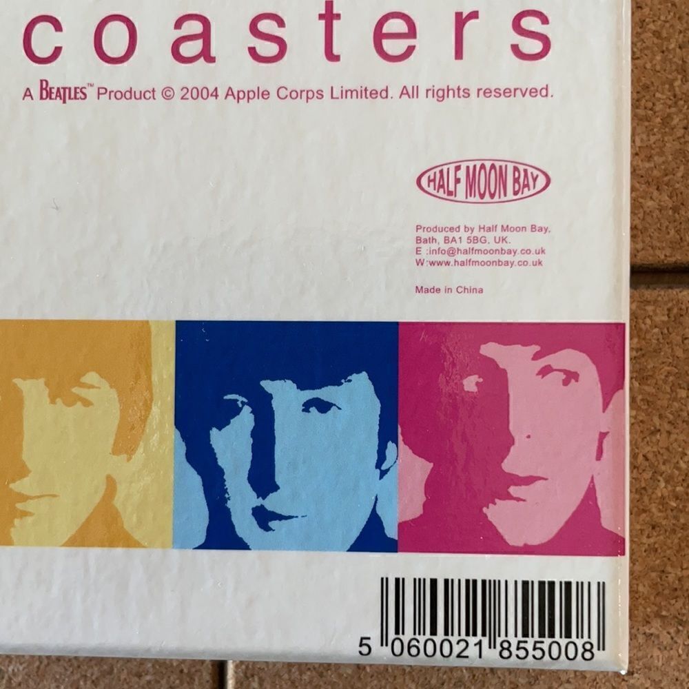 The Beatles Half Moon Bay Coaster Set - Picture 7 of 11